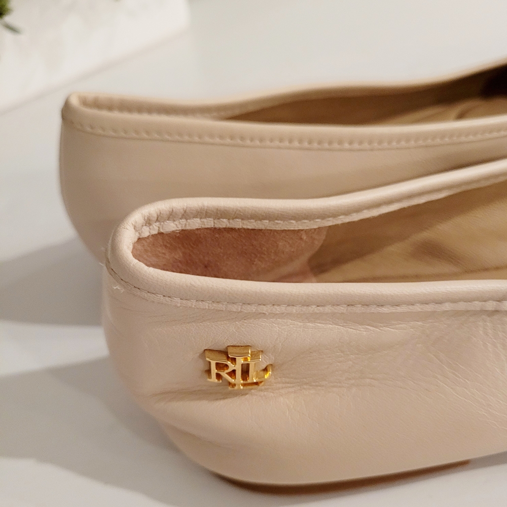 Lauren Ralph Lauren Leather Ballet Flats - Picture 2 of 6